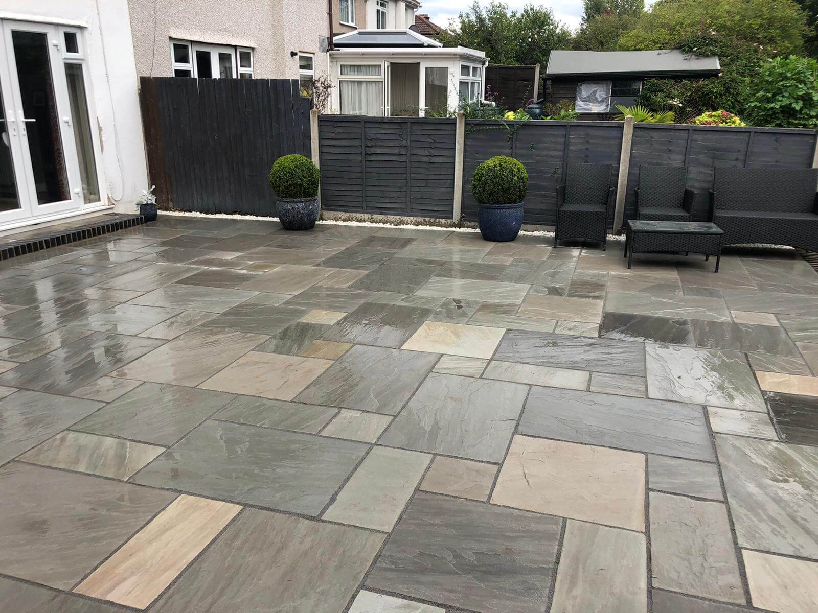Indian Sandstone Paving Contractor Ladywell SE13